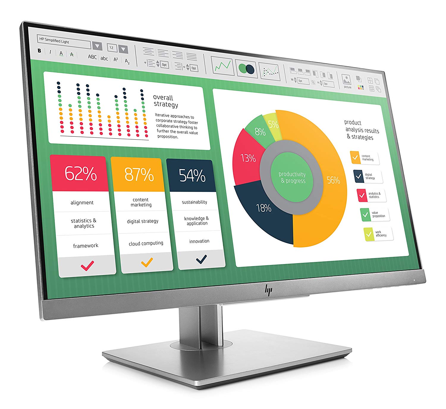 HP EliteDisplay E223 54.6 cm (21.5â€) Monitor