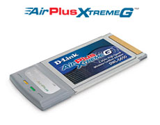 DLink High Speed 2.4GHz (802.11g) Wireless 108Mbps Cardbus Adapter